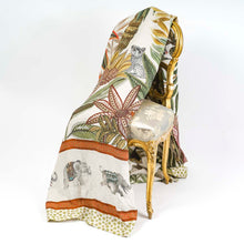 Charger l'image dans la galerie, Plaid en lin "Singes"