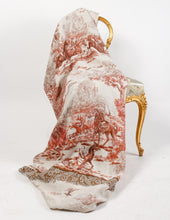 Charger l'image dans la galerie, Plaid en lin " journée à la chasse"