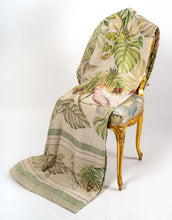 Charger l'image dans la galerie, Plaid en lin "Perroquets"