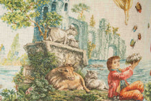 Charger l'image dans la galerie, Coussin rectangulaire en lin "Féérie"