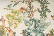 Charger l'image dans la galerie, Coussin carré en lin "Féérie"