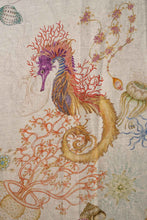 Charger l'image dans la galerie, Plaid en lin "Méduses"