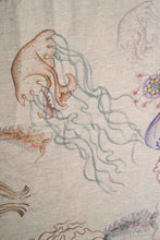 Charger l'image dans la galerie, Plaid en lin "Méduses"