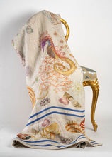 Charger l'image dans la galerie, Plaid en lin "Méduses"