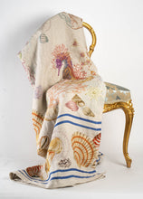 Charger l'image dans la galerie, Plaid en lin "Méduses"