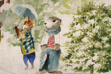 Charger l'image dans la galerie, Coussin rectangulaire en lin "Balade en montagne"