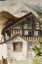 Charger l'image dans la galerie, Coussin rectangulaire en lin "Balade en montagne"