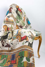 Charger l'image dans la galerie, Plaid en lin "Chevaux"