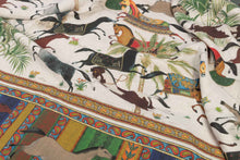 Charger l'image dans la galerie, Plaid en lin "Chevaux"
