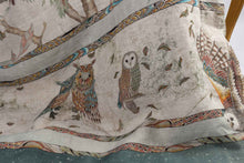Charger l'image dans la galerie, Plaid en lin "Hiboux"