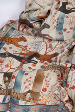 Charger l'image dans la galerie, Plaid en lin "Panthères"