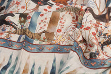 Charger l'image dans la galerie, Plaid en lin "Panthères"