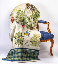 Charger l'image dans la galerie, Plaid en lin "Balade en montagne"