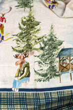 Charger l'image dans la galerie, Plaid en lin "Balade en montagne"