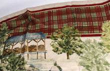 Charger l'image dans la galerie, Plaid en lin "Balade en montagne"