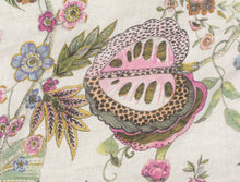 Charger l'image dans la galerie, Tissu en lin  fleuri
