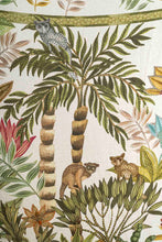 Load image into Gallery viewer, Plaid en lin &quot;Singes&quot;
