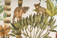 Load image into Gallery viewer, Plaid en lin &quot;Singes&quot;
