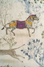 Load image into Gallery viewer, Plaid en lin &#39;India&quot;
