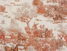Load image into Gallery viewer, Plaid en lin &quot; journée à la chasse&quot;
