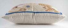 Charger l&#39;image dans la galerie, Coussin carré en lin &quot; Méduses&quot;
